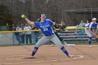 Softball vs Babson  Wheaton College Softball vs Babson College. - Photo by Keith Nordstrom : Wheaton, Softball, Babson, NEWMAC